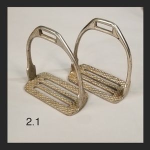 English Irons (stirrups) 9 Pair listed by number Sold Separately
